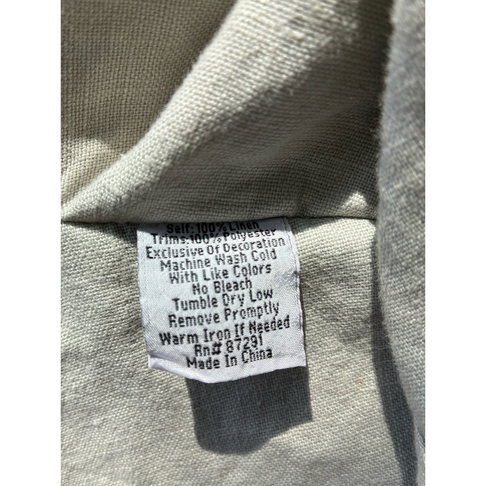 Joy Love Light‎ JW Johnny Was Los Angeles White Medium  100% Linen Embroidered - Picture 7 of 8